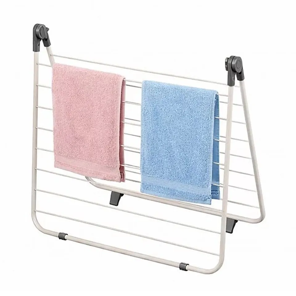 BOXED 4499 OVER BATH CLOTHES LAUNDRY AIRER DRYING RACK WASHING WITH 10M DRYING SPACE