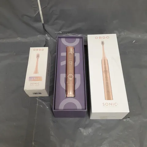 BOXED ORDO SONIC+ ELECTRIC TOOTHBRUSH IN ROSE GOLD