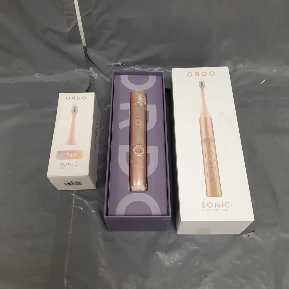 BOXED ORDO SONIC+ ELECTRIC TOOTHBRUSH IN ROSE GOLD RRP £49.99