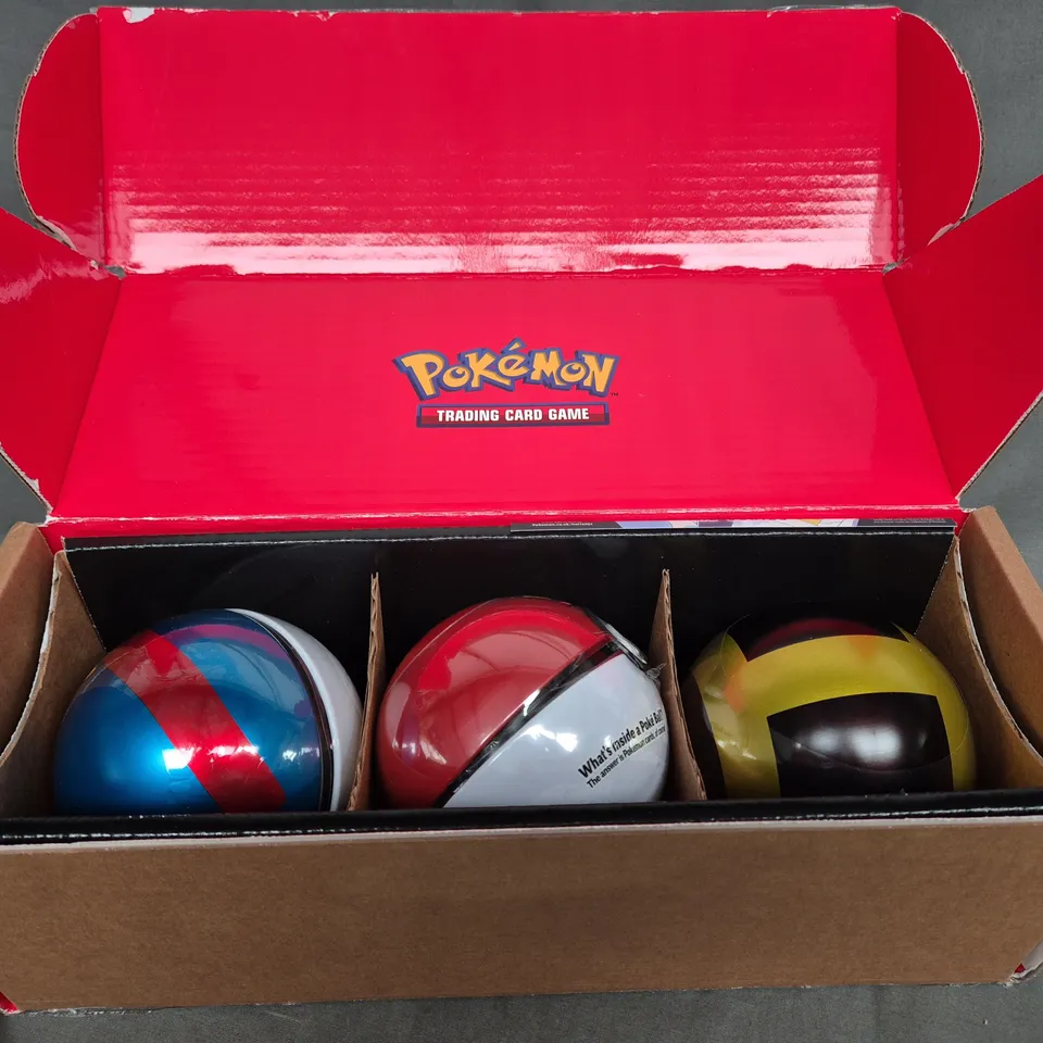 POKEMON - POKEBALL TIN 3 PACK BUNDLE