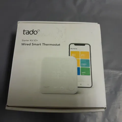 TADO STARTER KIT V3+ WIRED SMART THERMOSTAT