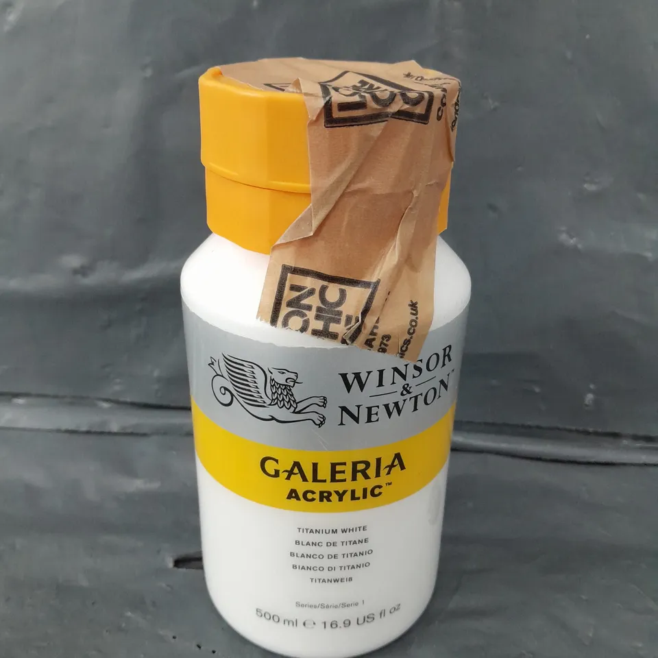 WINSOR & NEWTON GALLERIA ACRYLIC - TITANIUM WHITE - 500ML