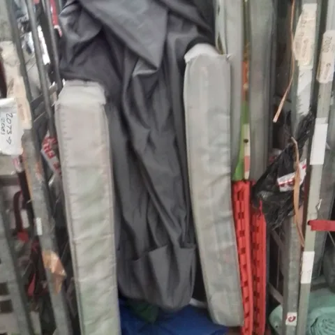CAGE OF ASSORTED HOUSEHOLD GOODS AND PRODUCTS TO INCLUDE;GYM MATS,COOLING GEL PILLOW CASE,BABY MATS