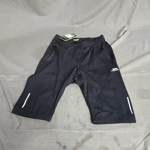 TRESSPASS DUO SKIN SYDEN-MALE ACTIVE SHORTS IN BLACK SIZEXS