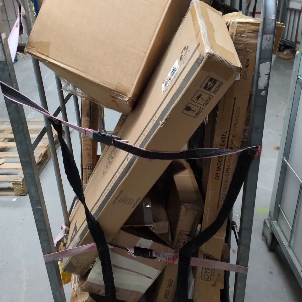 CAGE OF APPROXIMATELY 10 ASSORTED HOUSEHOLD  ITEMS 