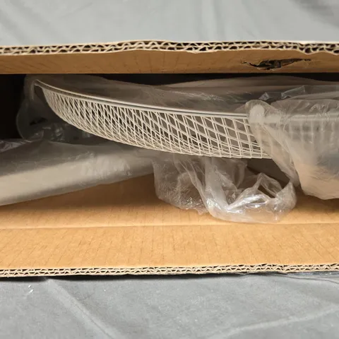 BOXED 19" PEDESTAL FAN IN WHITE
