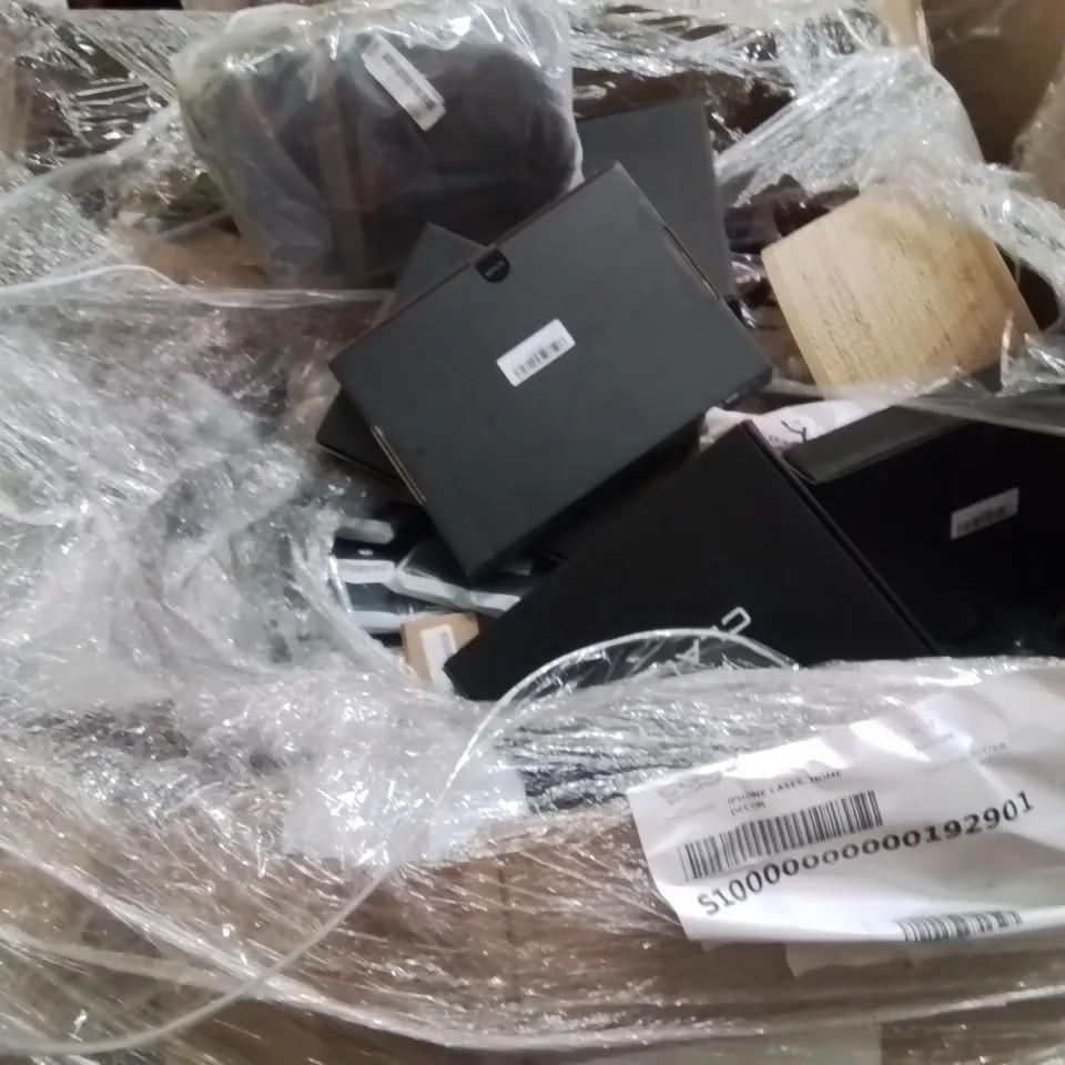 PALLET CONTAINING A LARGE QUANTITY OF IPHONE CASES,HOME DECOR PRODUCTS TO INCLUDE;INSOLES,WOMEN'S UNDERWEAR,MOUSE