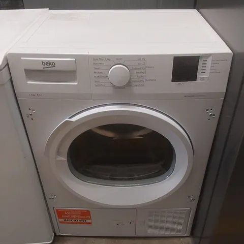 BEKO DTIKP81131W 8KG INTEGRATED HEAT PUMP TUMBLE DRYER WITH SENSOR DRYING PROGRAMMES