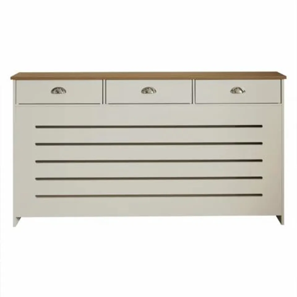 MORELLO LARGE RAD COVER WITH 3 DRAWERS CREAM 