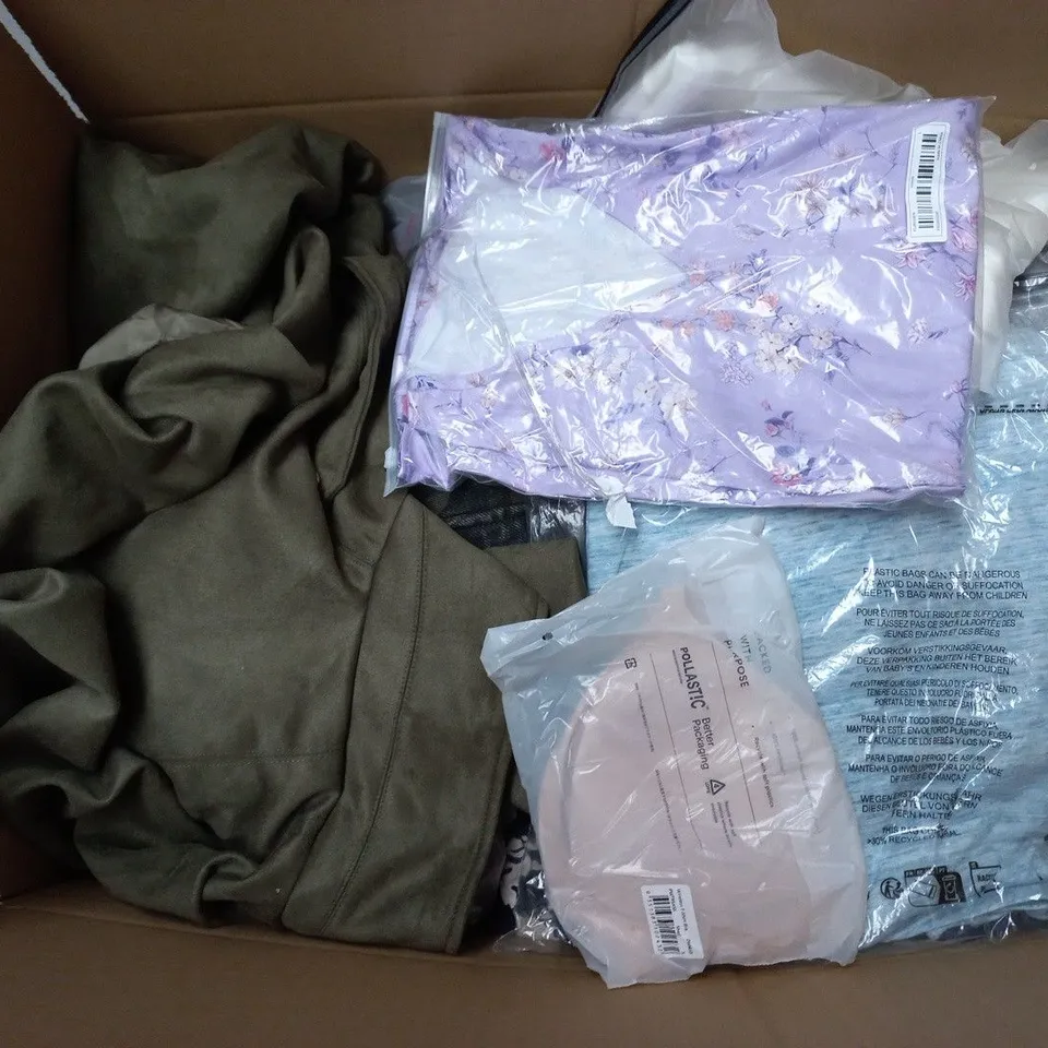 APPROXIMATELY 20 ASSORTED CLOTHING AND FASHION PRODUCTS IN VARIOUS STYLES AND SIZES - COLLECTION ONLY
