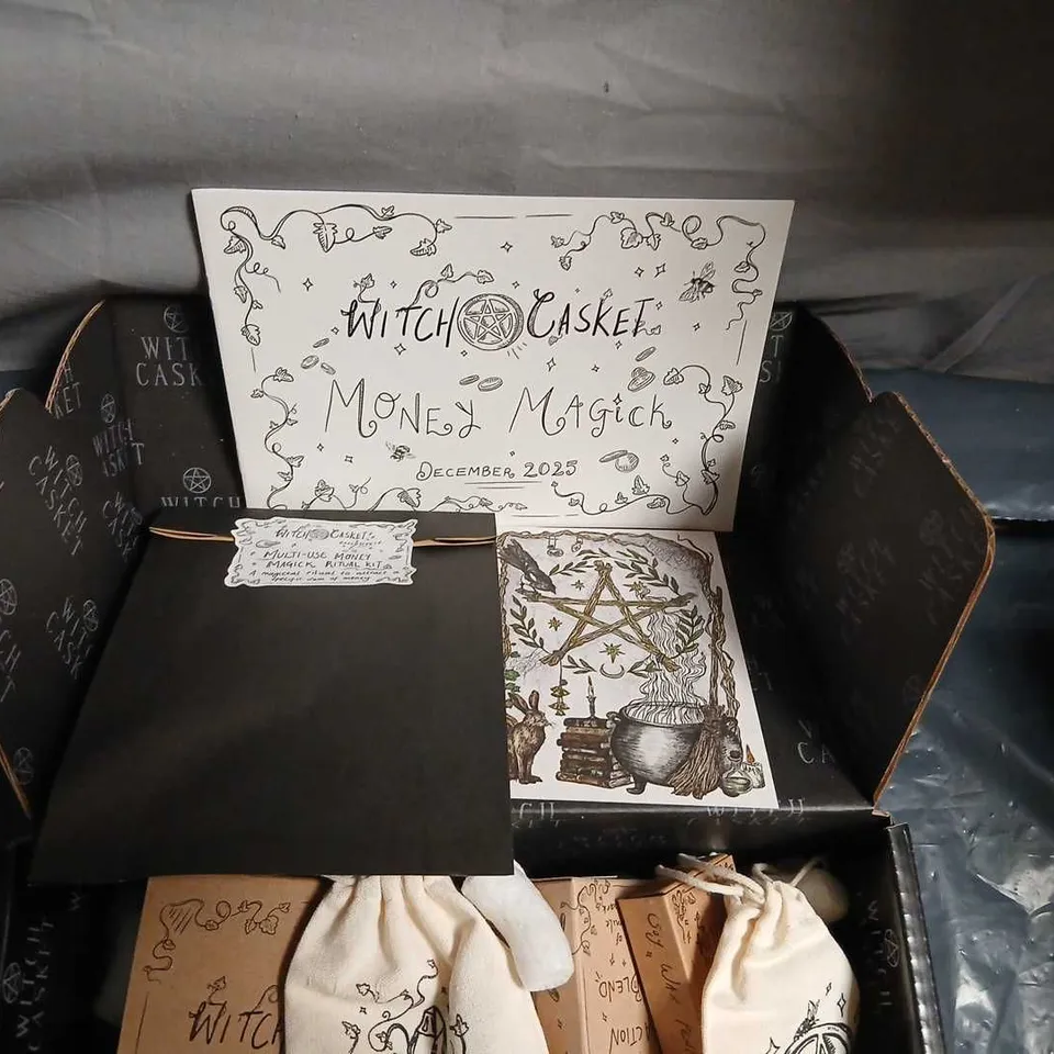 WITCH CASKET MONEY MAGICK DECEMBER 2025 BOX SET