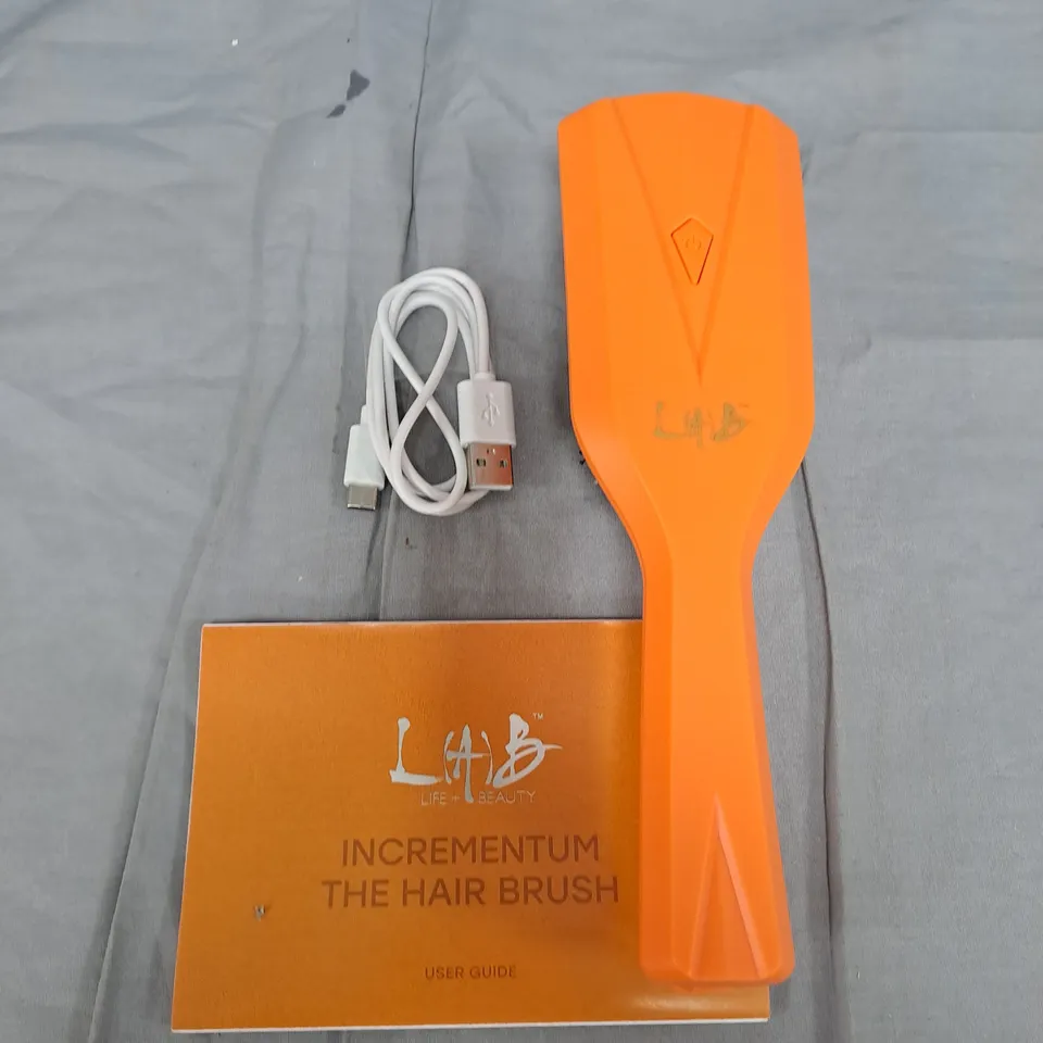 LAB INCREMENTUM THE HAIR BRUSH – ORANGE RECHARGEABLE BRUSH (USB)