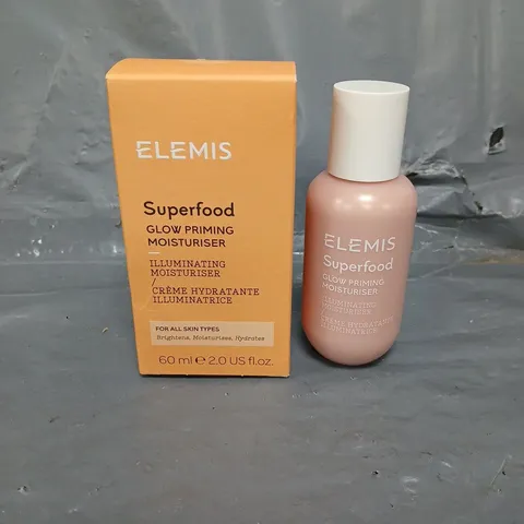 BOXED ELEMIS SUPERFOOD GLOW PRIMING MOISTURISER 60ML