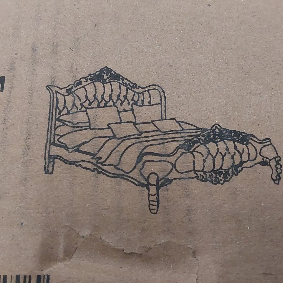 BRAND NEW BOXED HOMESDIRECT DOUBLE BEDFRAME(4 BOXES)