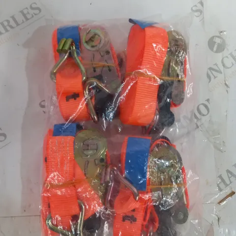 LOT OF 4 RATCHET STRAPS