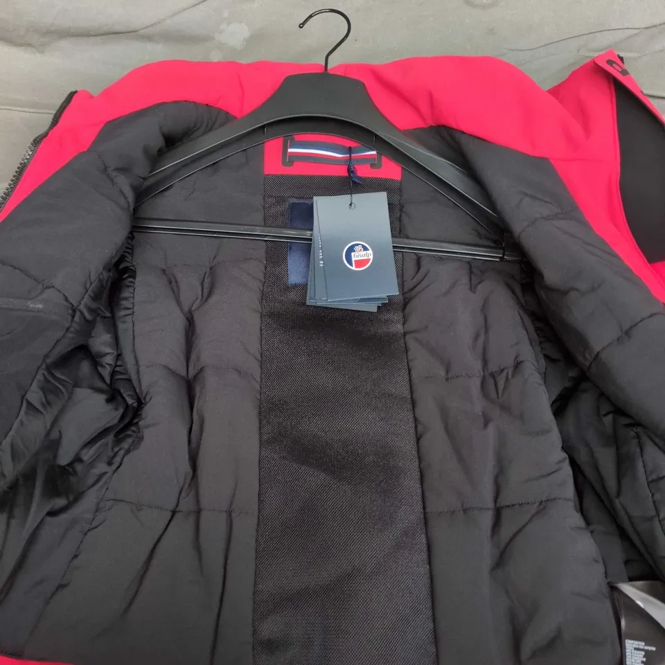 FUSALP WOMEN'S RED PADDED JACKET SIZE M