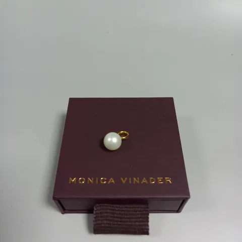 BOXED MONICA VINADER PEARL PENDANT CHARM 