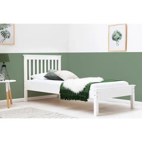 BOXED DEMENT SINGLE (3') BED FRAME - WHITE (1 BOX)