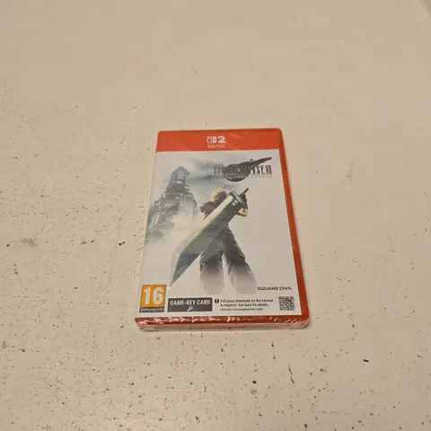 NINTENDO SWITCH 2 FINAL FANTASY VII REMAKE INTERGRADE GAME SEALED