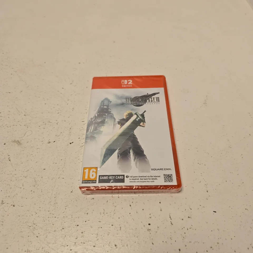 NINTENDO SWITCH 2 FINAL FANTASY VII REMAKE INTERGRADE GAME SEALED