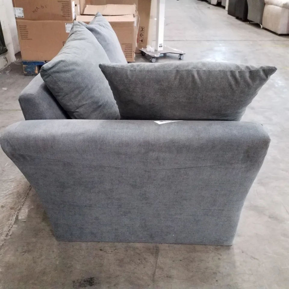 QUALITY DESIGNER LHF SOFA SECTION - GREY FABRIC