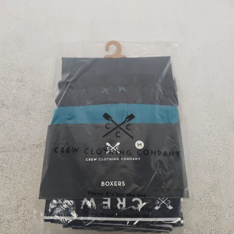 CREW CLOTHING COMPANY MEN'S BOXERS – SIZE M