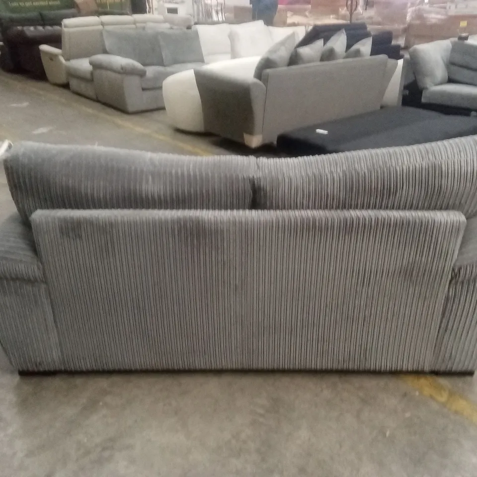 AMALFI STANDARD BACK FABRIC SOFA BED - CHARCOAL RRP £699