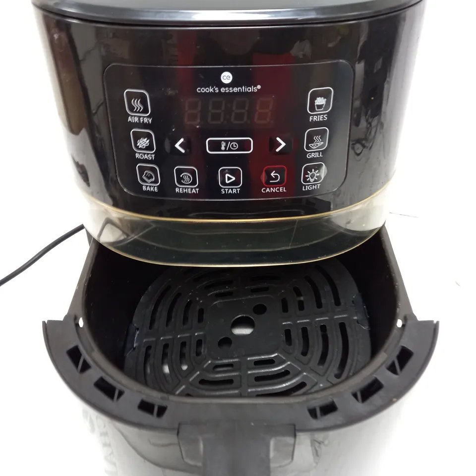 COOK'S ESSENTIALS 4L AIR FRYER IN BLACK