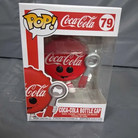 BOXED POP! COCA COLA 79 COCA COLA BOTTLE CAP VINYL FIGURE