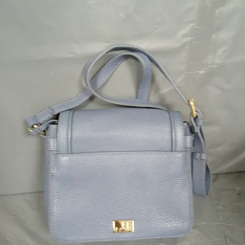 BEN DE LISI SAWYER LEATHER SATCHEL - BLUE