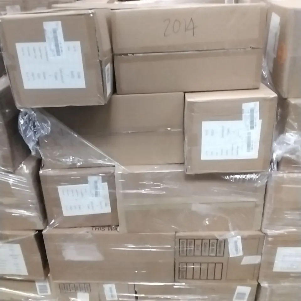 PALLET CONTAINING APPROXIMATELY 100 BRAND NEW DESIGNER WOMEN'S SHOES WHICH INCLUDE; BLACK DOLLY SHOES, FLIP FLOPS ETC