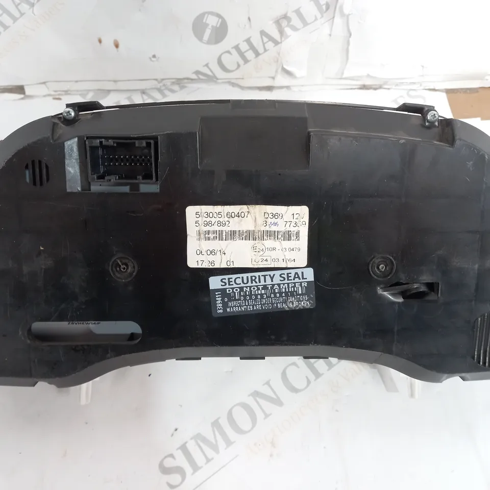 Vauxhall combo instrument clusterv