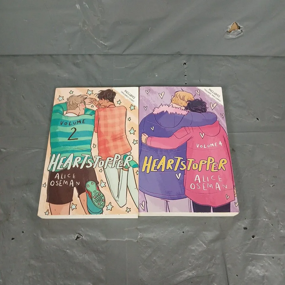 HEARTSOPPER COMIC BY ALICE OSEMAN VOL 2 & 4