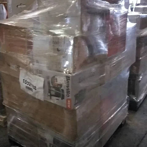 PALLET OF APPROXIMATELY 30 UNPROCESSED RAW RETURN HOUSEHOLD AND ELECTRICAL GOODS TO INCLUDE;