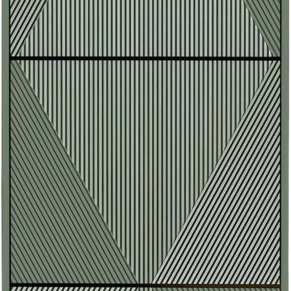 BOXED UEV SHOE CABINET WITH 3 FLAPS FOR HALLWAY, ENTRANCE, LIVING ROOM, 50 X 24 X 131 CM, GREEN