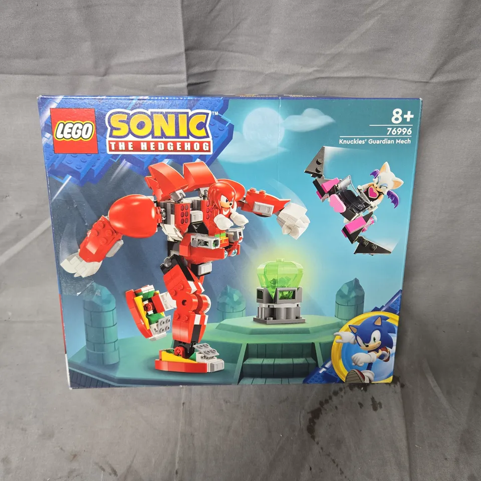 BOXED LEGO SONIC KNUCKLES’ GUARDIAN MECH TOY 76996