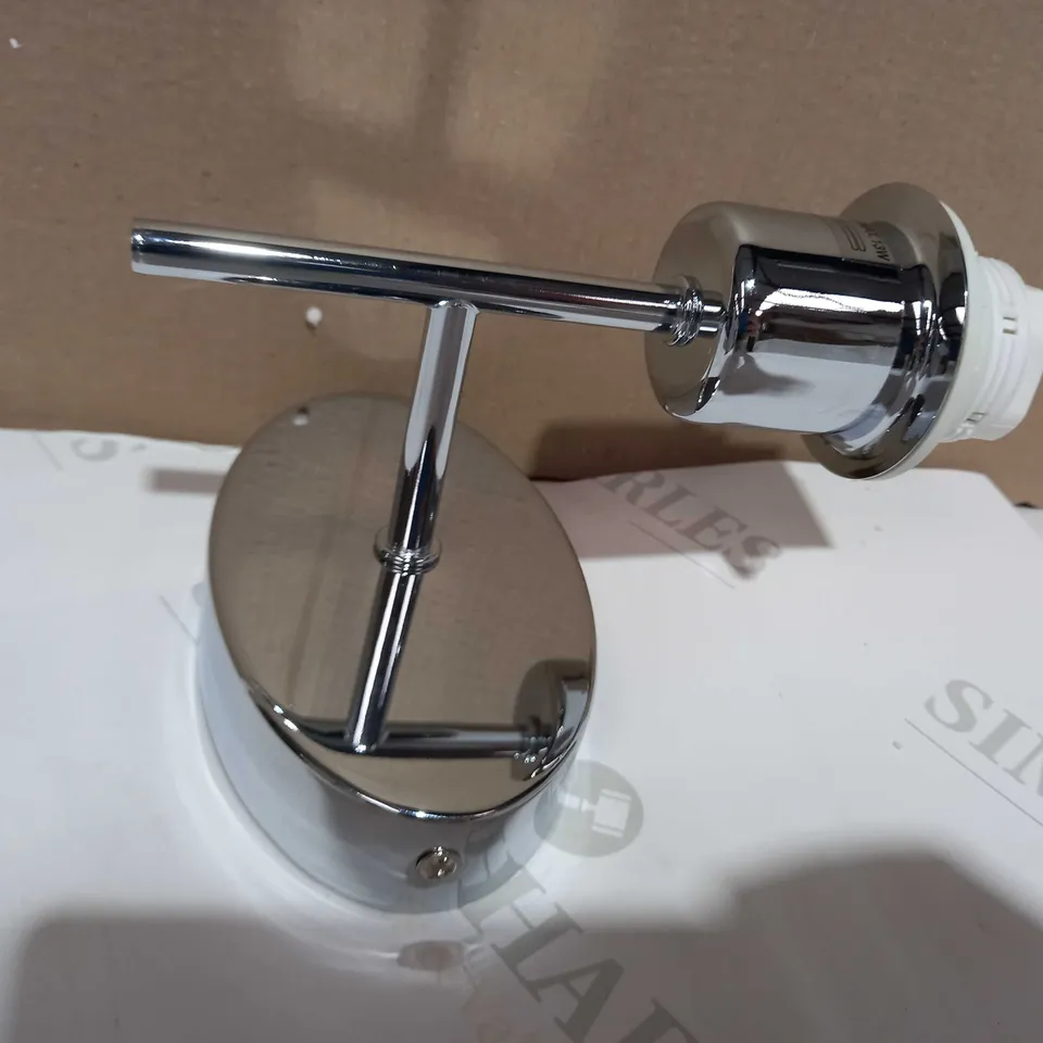 DAR LIGHTING LTD PADOVA POLISHED CHROME WALL LIGHT (BRACKET ONLY)