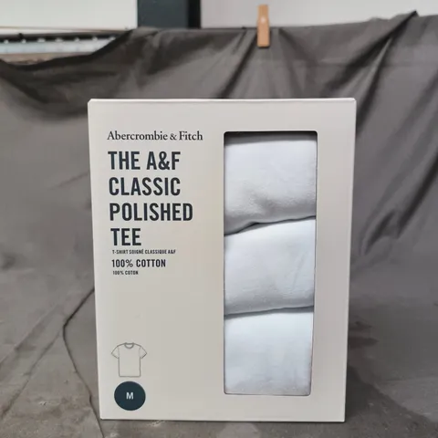 ABERCROMBIE & FITCH THE A&F CLASSIC POLISHED TEE – SIZE M