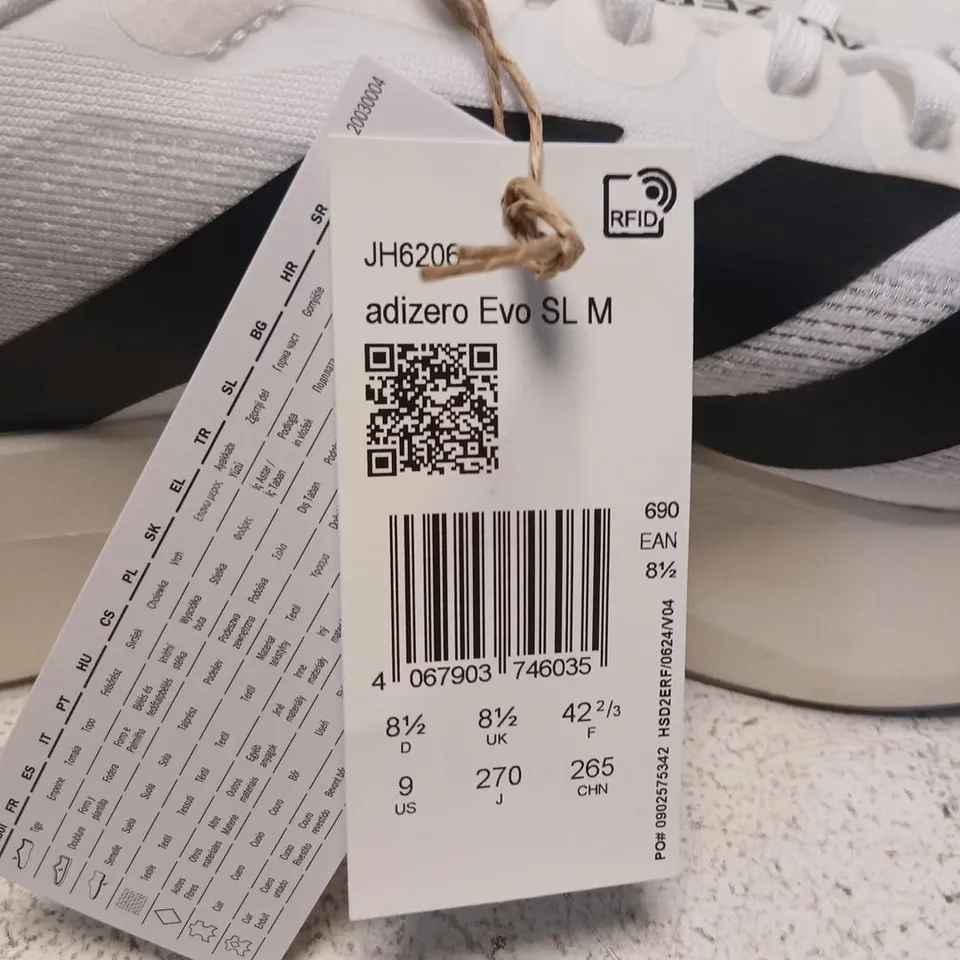 ADIDAS ADIZERO EVO SL M TRAINERS – UK 8.5