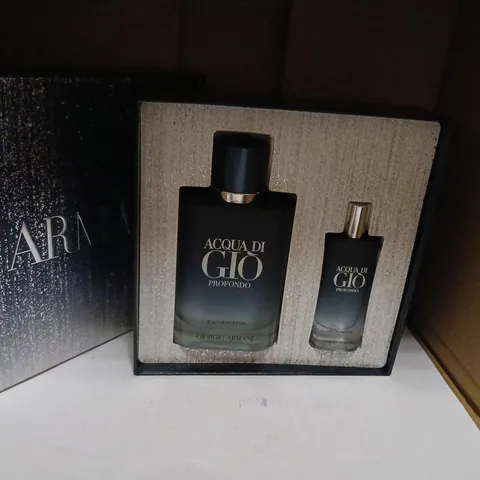 BOXED ARMANI ACQUA DI GIO EAU DE PARFUM GIFT SET