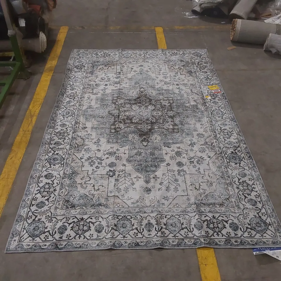 QUALITY MIKALI MACHINE WASHABLE NON-SLIP RUG - 152 x 244cm