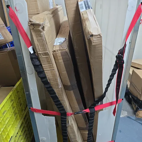 CAGE OF APPROXIMATELY 6 ASSORTED DAMAGED MIRRORS 