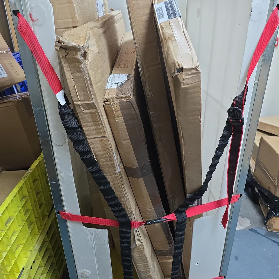CAGE OF APPROXIMATELY 6 ASSORTED DAMAGED MIRRORS 