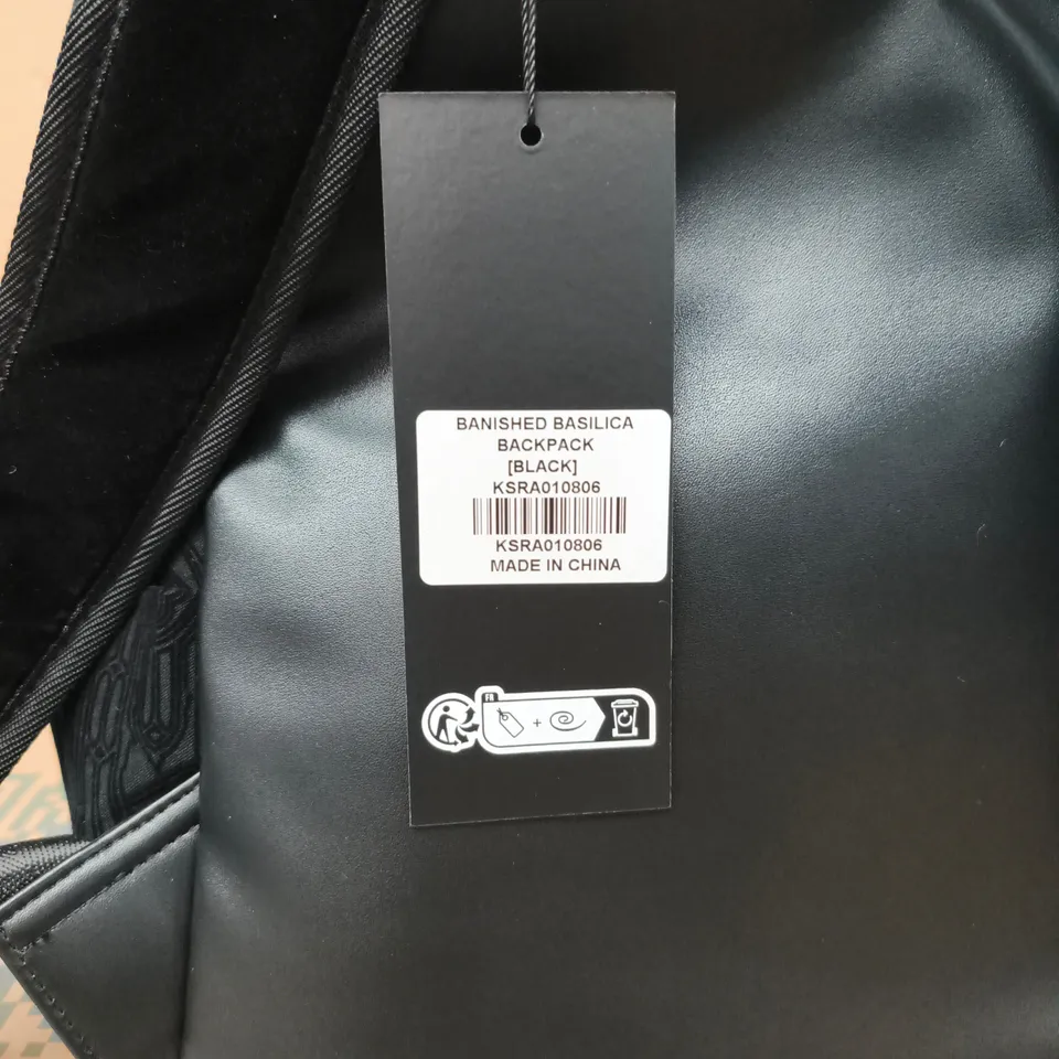 KILLSTAR BANISHED BASILICA BACK PACK BLACK TAGGED
