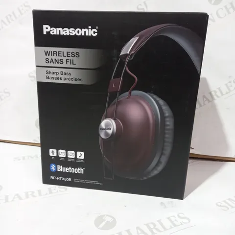 PANASONIC BLUETOOTH DIGITAL WIRELESS OVER EAR HEADPHONES RP-HTX80B