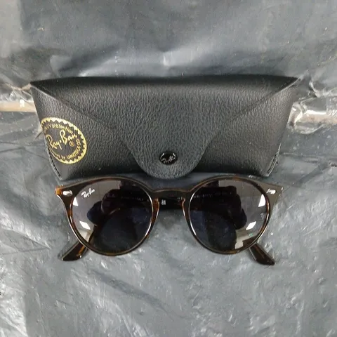 RAY BAN ROUNDED SUNGLASSES - LIGHT HAVANA