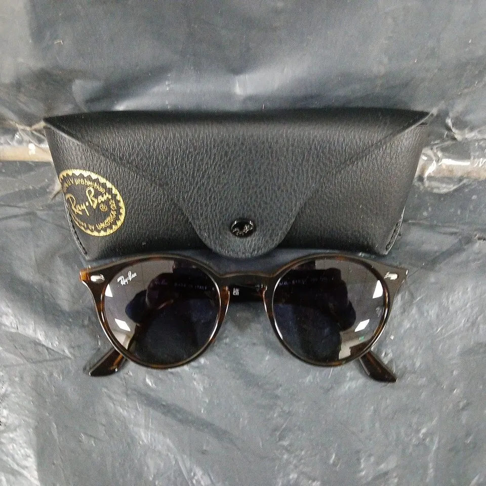 RAY BAN ROUNDED SUNGLASSES - LIGHT HAVANA