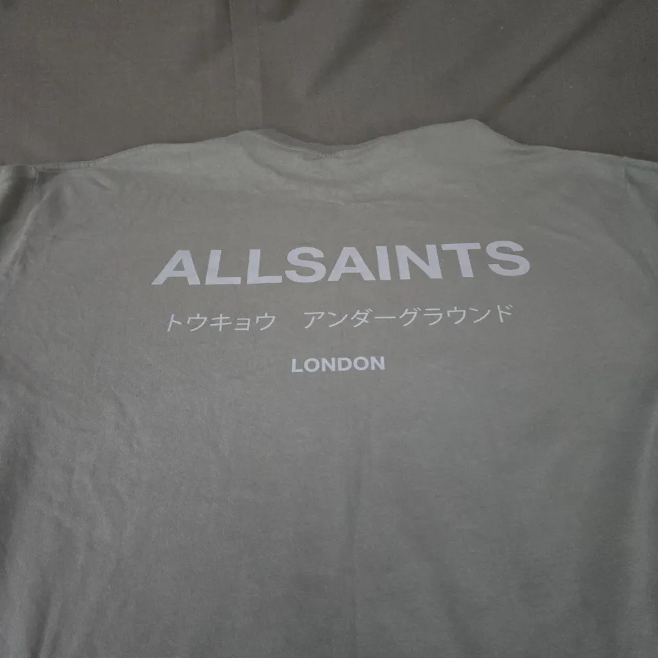 ALL SAINTS LOGO GRAPHIC T-SHIRT SIZE XXL