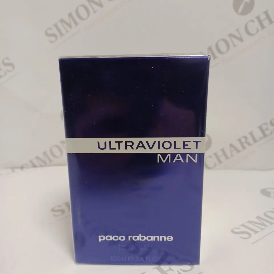 BOXED SEALED PACO RABANNE ULTRAVIOLET MAN 100ML EAU DE TOILETTE SPRAY