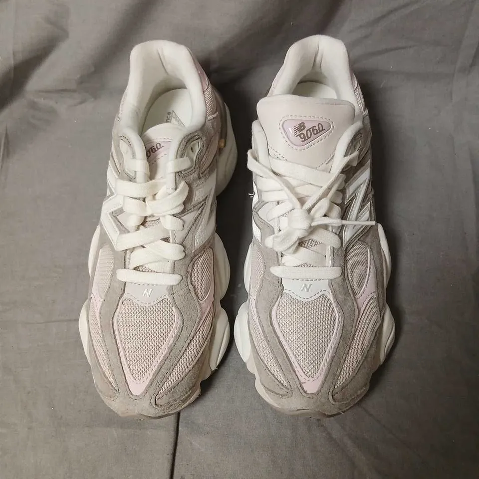 NEW BALANCE 9060 SNEAKERS – PALE PINK/GRAY SIZE 6